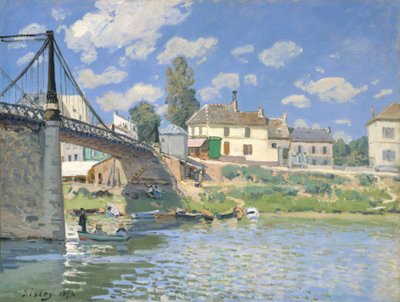 الجسر في Villeneuve-la-Garenne بواسطة الفريد سيسلي