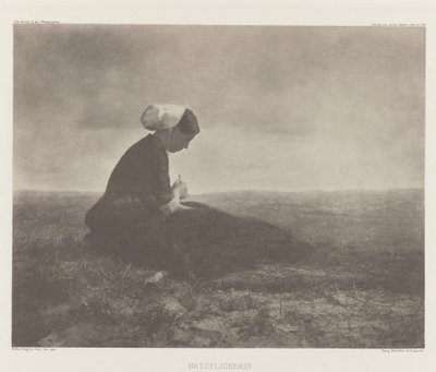 Netzflickerin (Mending Nets) ، كاتويجك 1894 بواسطة جورج بوكسنشتاين وشركات.
