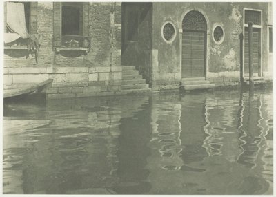 تأملات - البندقية ، 1894 ، طبعت عام 1897. بواسطة ألفريد ستيجليتز
