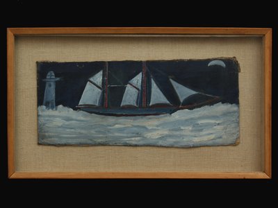 سفينة صيد قبالة ساحل الكورنيش ، c.1930 بواسطة ألفريد واليس