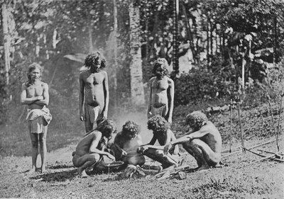 فضه أو رجال البرية ، c1890 ، 1910 بواسطة لوحة ألفريد ويليام أماندوس