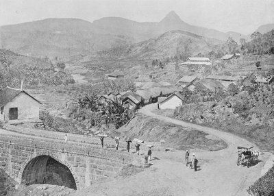 منظر لمسكليا يظهر قمة آدامز ، c1890 ، 1910 بواسطة لوحة ألفريد ويليام أماندوس