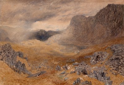 تسلق الظلال (بالألوان المائية) بواسطة ألفريد ويليام هانت