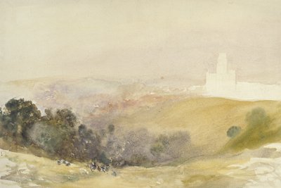 دورهام من ريد هيلز ، 1880-1886 (ألوان مائية فوق الجرافيت ، على الورق) بواسطة ألفريد ويليام هانت