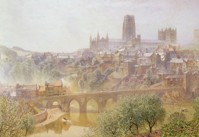 جسر إلفيت ، دورهام ، 1876 بواسطة ألفريد ويليام هانت