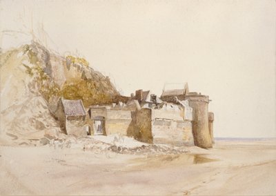 مونت سانت ميشيل ، البوابة الخارجية ، c1876 بواسطة ألفريد ويليام هانت