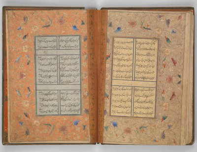 ديوان السلطان حسين باقارة ، بتاريخ 905 هـ 1500 م. بواسطة علي مشهدي