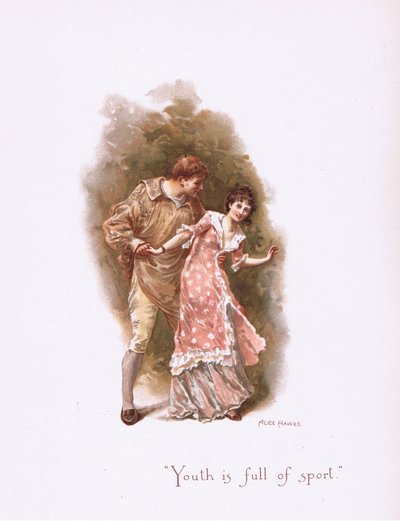 الشباب مليء بالرياضة ، من بعض أغاني الحب القديمة التي صدمها هيلدسهايمر وفولكنر ، 1892 بواسطة أليس هافرز