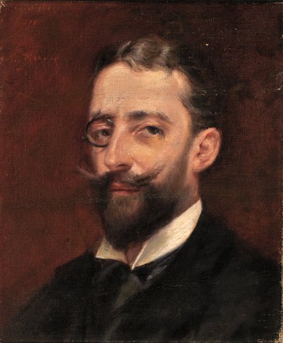 رجل مع مونوكل ، كاليفورنيا. 1887-1889. بواسطة أليس بايك بارني