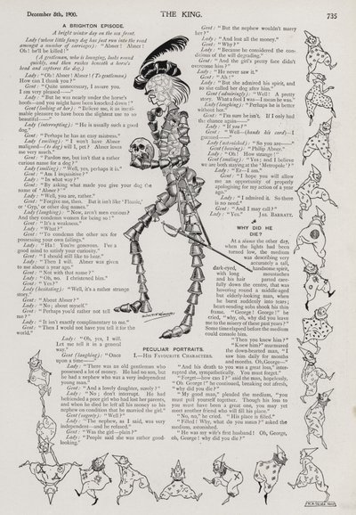 Peculiar portraits: Hamlet made up of bells (engraving) بواسطة أليك بنروز فوربس ريتشي