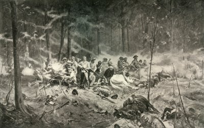 لذكرى الرجال الشجعان. آخر موقف للرائد ويلسون على نهر شنغهاي ، 1893 ، 1900. بواسطة ألان ستيوارت
