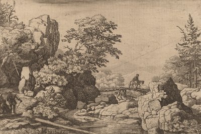 فارس على الجسر ، ربما ج. 16451656. بواسطة ألارت فان إيفردنغن