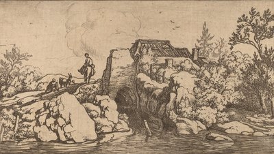 فارس على جسر حجري ، ربما ج. 16451656. بواسطة ألارت فان إيفردنغن