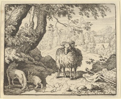 رينارد يقنع الأرنب بدخول جحره ويقتله ، 1650-1675. بواسطة ألارت فان إيفردنغن