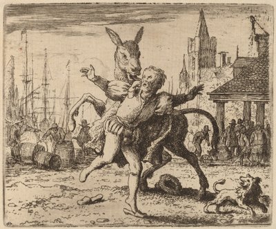 The Ass and the Hound ، ربما ج. 16451656. بواسطة ألارت فان إيفردنغن