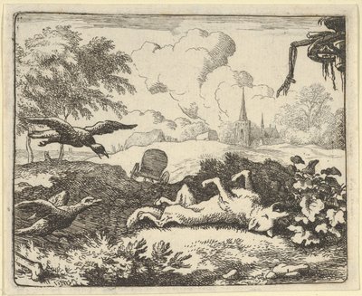قراءة الدعوى الجنائية Againt Renard ، 1650-1675. بواسطة ألارت فان إيفردنغن
