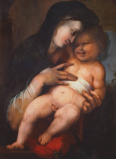 مادونا والطفل ، بقلم ألونسو بيروجويتي (حوالي 1480-1561) بواسطة ألونسو بيروجويت