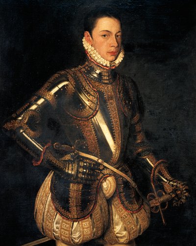 Portrait of Alessandro Farnese (oil on canvas) بواسطة ألونسو سانشيز كويلو