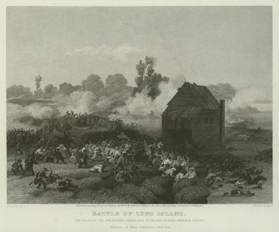 معركة لونغ آيلاند ، 1776 بواسطة Alonzo Chappel