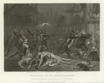 مذبحة سانت بارثولوميو بواسطة ألونزو تشابل