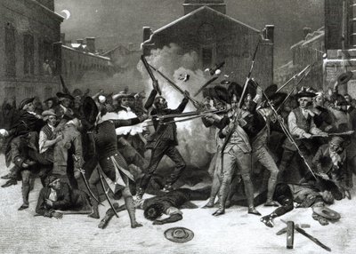 مذبحة بوسطن ، 5 مارس 1770 بواسطة ألونزو تشابل