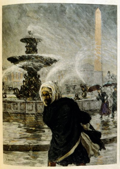 رسم توضيحي لـ"دينيه" من "السراب" مشاهد من الحياة العربية. 1906. رسوم إيتيان دينيه من كتاب "السراب، مشاهد من الحياة العربية" مع تعليق لسلمان بن إبراهيم بامر. وُلد نصر الدين دينيه باسم ألفونس-إتيان دينيه؛ (1861-1929) كان فرين بواسطة ألفونس إتيان دينيه
