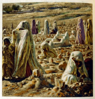 رسم توضيحي لـ"دينيه" من "السراب" مشاهد من الحياة العربية. 1906. رسوم إيتيان دينيه من كتاب "السراب، مشاهد من الحياة العربية" مع تعليق لسلمان بن إبراهيم بامر. وُلد نصر الدين دينيه باسم ألفونس-إتيان دينيه؛ (1861-1929) كان فرين بواسطة ألفونس إتيان دينيه