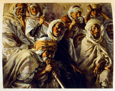 رسم توضيحي لـ"دينيه" من "السراب" مشاهد من الحياة العربية. 1906. رسوم إيتيان دينيه من كتاب "السراب، مشاهد من الحياة العربية" مع تعليق لسلمان بن إبراهيم بامر. وُلد نصر الدين دينيه باسم ألفونس-إتيان دينيه؛ (1861-1929) كان فرين بواسطة ألفونس إتيان دينيه