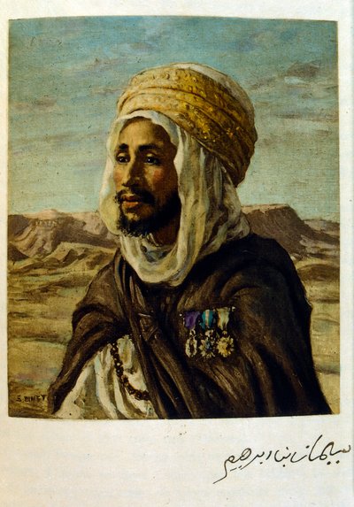 رسم توضيحي لـ"دينيه" من "السراب" مشاهد من الحياة العربية. 1906. رسوم إيتيان دينيه من كتاب "السراب، مشاهد من الحياة العربية" مع تعليق لسلمان بن إبراهيم بامر. وُلد نصر الدين دينيه باسم ألفونس-إتيان دينيه؛ (1861-1929) كان فرين بواسطة ألفونس إتيان دينيه
