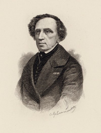 صورة للمؤلف جياكومو مييربير 1791-1864 ، 1875. بواسطة ألفونس لاموت