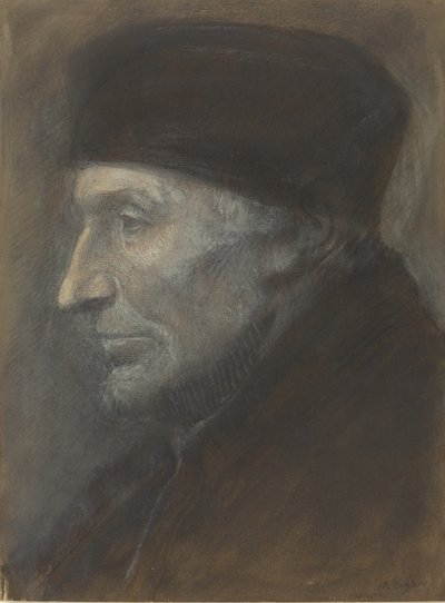 رأس رجل مع Skullcap. بواسطة ألفونس ليجروس