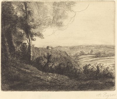 المناظر الطبيعية: الطريق إلى Horville Paysage: Chemin d'Horville. بواسطة ألفونس ليجروس