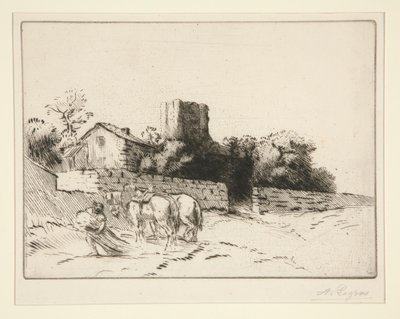 Le mur du presbytere (جدار المستقيم) بواسطة ألفونس ليجروس
