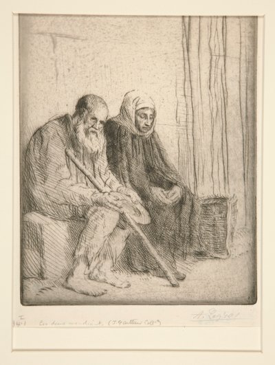المتسولين (اثنان من المتسولين) بواسطة ألفونس ليجروس