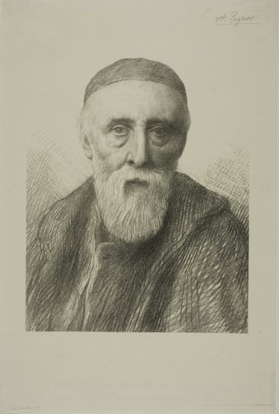 صورة GF Watts ، RA ، اللوحة الثانية بواسطة Alphonse Legros