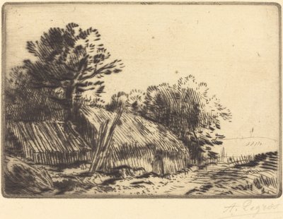 مشهد ريفي بواسطة Alphonse Legros