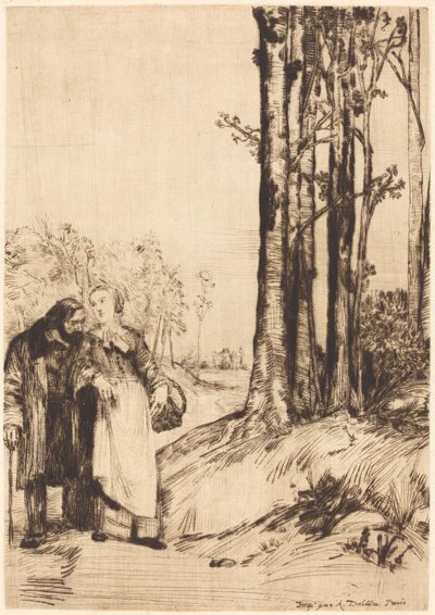 نزهة في منتزه النقاهة La promenade du النقاهة. بواسطة ألفونس ليجروس