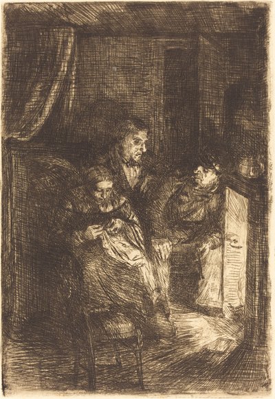 الموقد (لو فوير) بواسطة Alphonse Legros