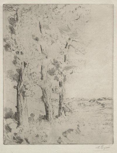 القارئ: المحاضرة تحت الأشجار ج. 1882. بواسطة ألفونس ليجروس
