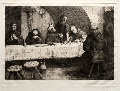 غرفة الطعام ، ج. 1862. بواسطة ألفونس ليجروس