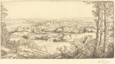 وادي في بورجوندي بواسطة Alphonse Legros