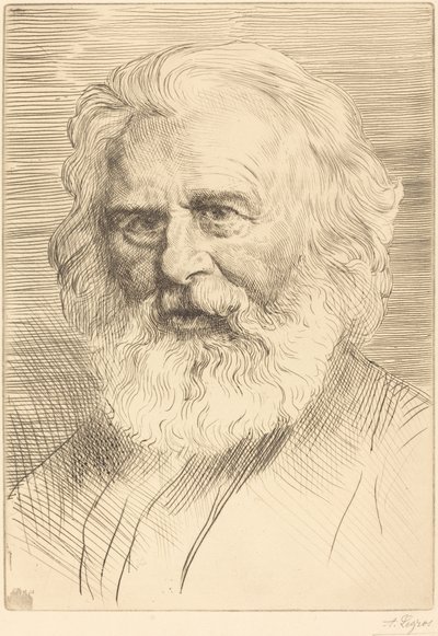 WH Longfellow ، اللوحة الأولى. بواسطة ألفونس ليجروس