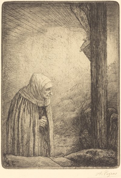 امرأة على قدم الصليب (Femme au calvaire) بواسطة ألفونس ليجروس