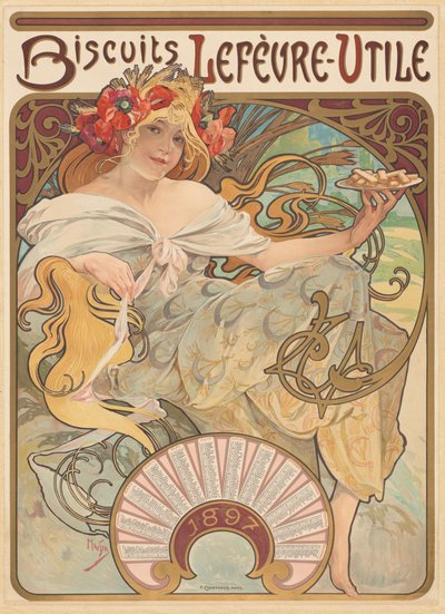 ملفات تعريف الارتباط Lefèvre-Utile بواسطة Alphonse Marie Mucha