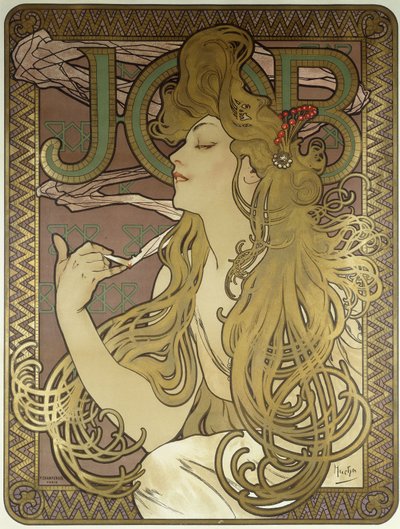 أيوب ، 1896 بواسطة ألفونس موشا