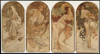 الفصول بواسطة Alphonse Marie Mucha