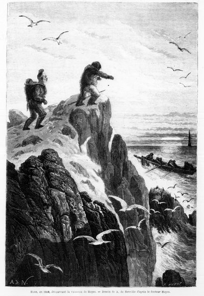 Hans in 1860, discovering Hayes