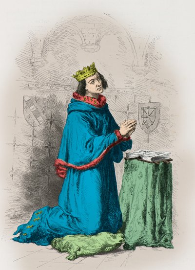 صورة للملك تشارلز 2 ملك نافار (نقش) بواسطة ألفونس ماري دي نوفيل