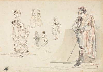 رسومات الأشكال ، 1869. بواسطة ألفونس ماري دي نوفيل