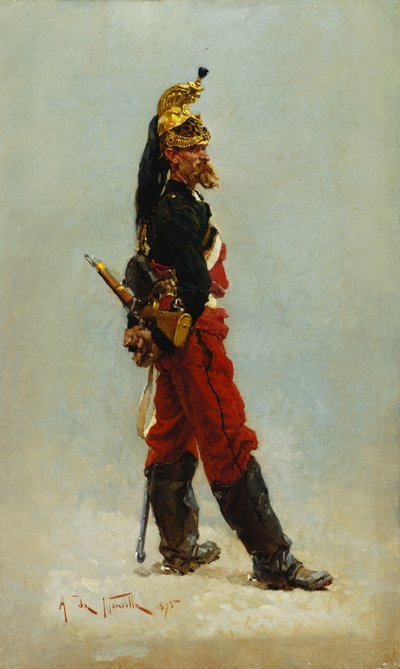 تنين ، 1875 بواسطة ألفونس ماري دي نوفيل